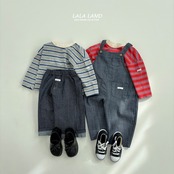 LALALAND 26/SS (Kids)Loll-up Stitch denim