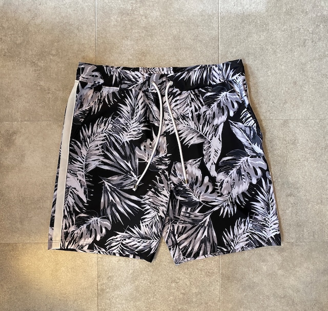 RESOUND CLOTHING / Leaf RUSH SHORTS BLACK / RC24-HP-003 / ラッシュガードハーフパンツ