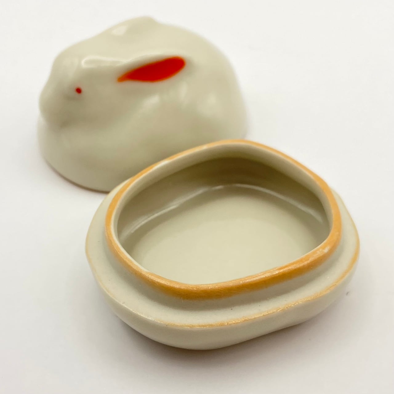 古物】香合 卯 石田来之助 共箱入 | 茶道具 錦玉堂