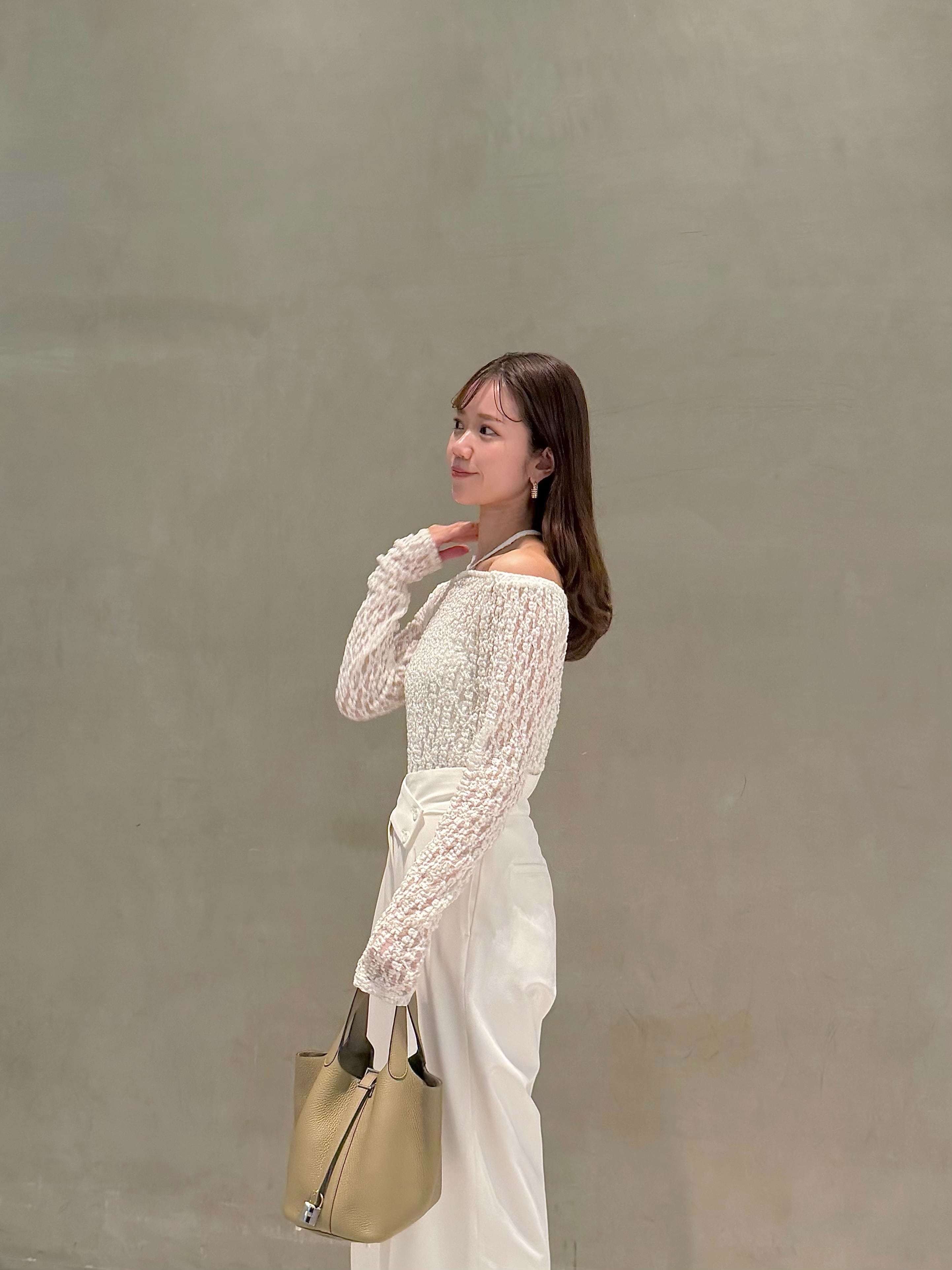 予約】lace pullover / white (6月上旬発送予定) | HYEON
