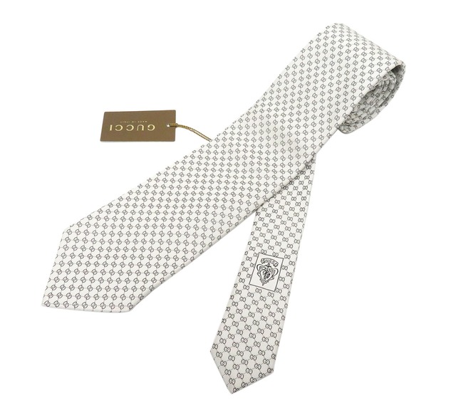 GUCCI / グッチ GG柄 シルク100% ネクタイ