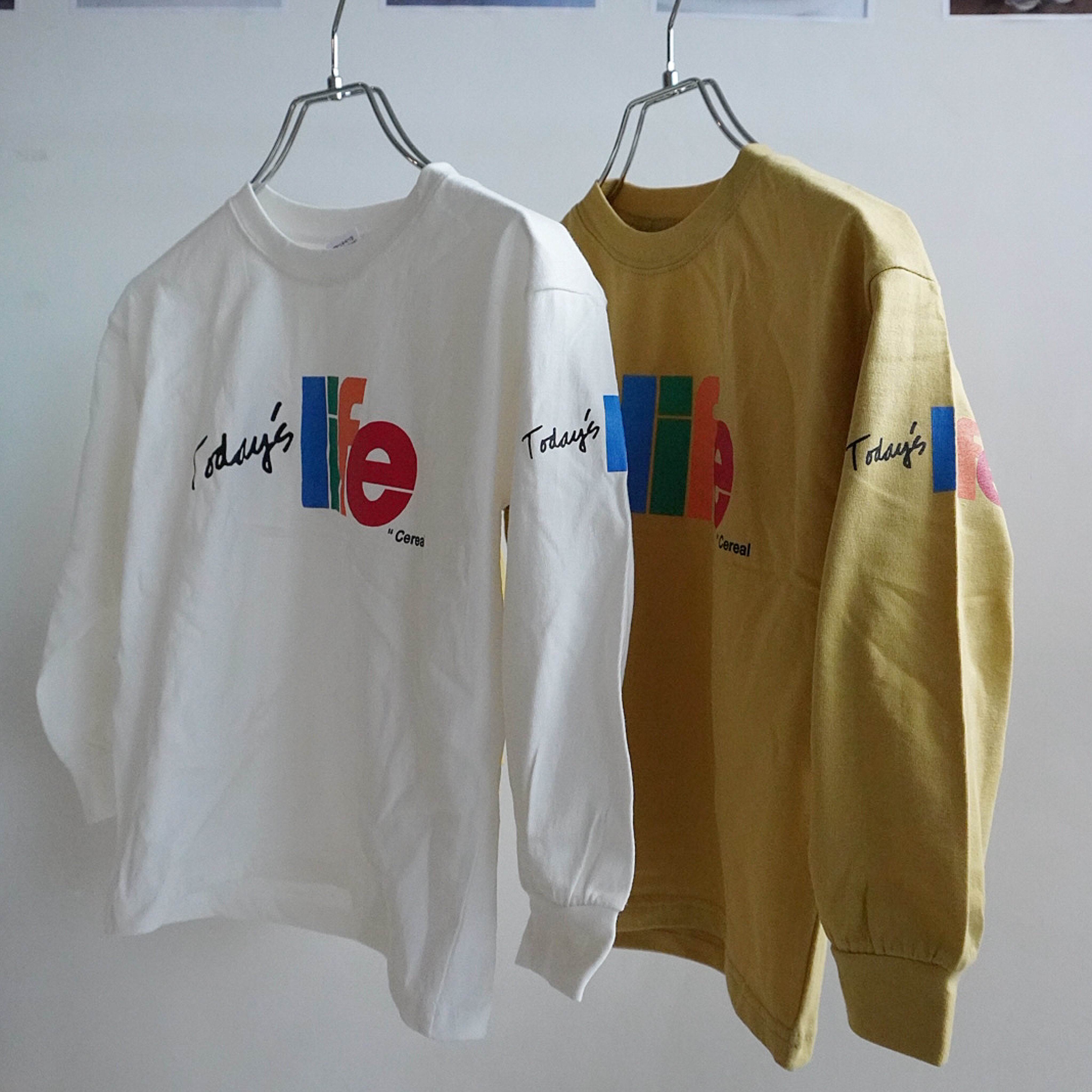 【即納】today long tee/90-150