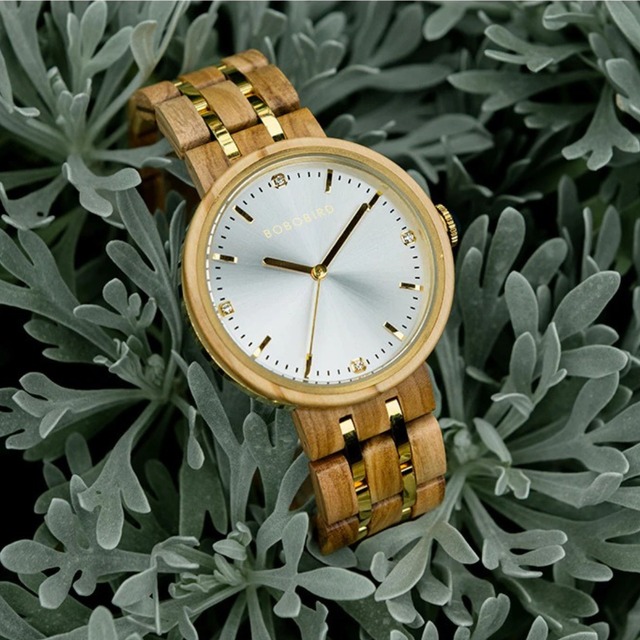 Elegant Wood Quartz Movement Watch【BJ0549】