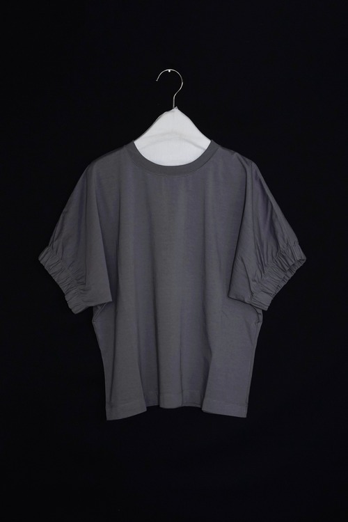 pelleq - Twill cotton balloon sleeve T