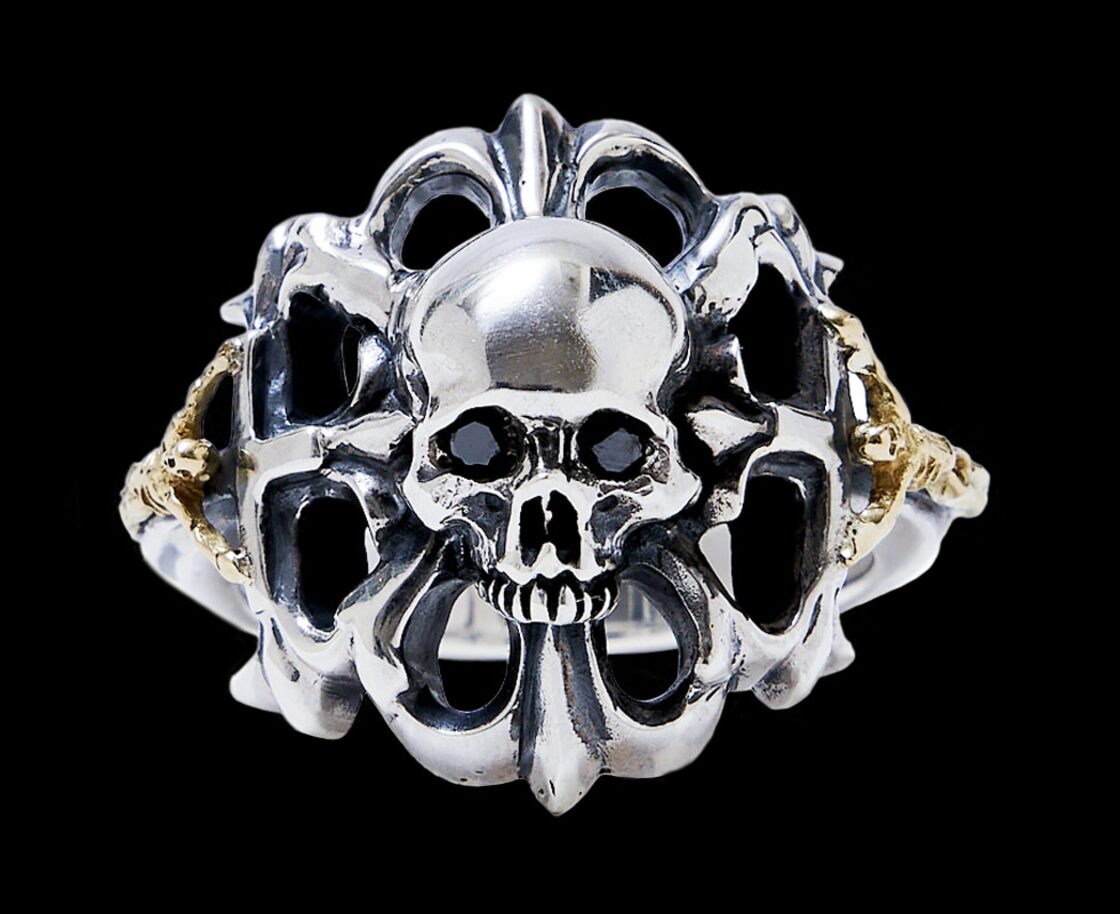 BurdenOfProof MAGICAL DESIGN GULGALTA-11 Ring SV×K18×BlackDiamond