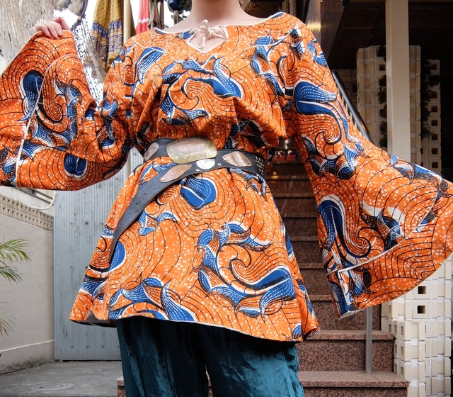 African batik tops／アフリカン バティック トップス | BIG TIME 
