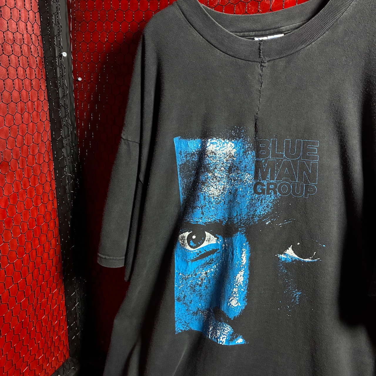 00s Hanes BLUE MAN GROUP ミュージックTシャツ ブルーマン