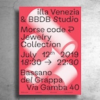 デザインチーム『BBDB STUDIO』イタリアでの展示告知ポスター