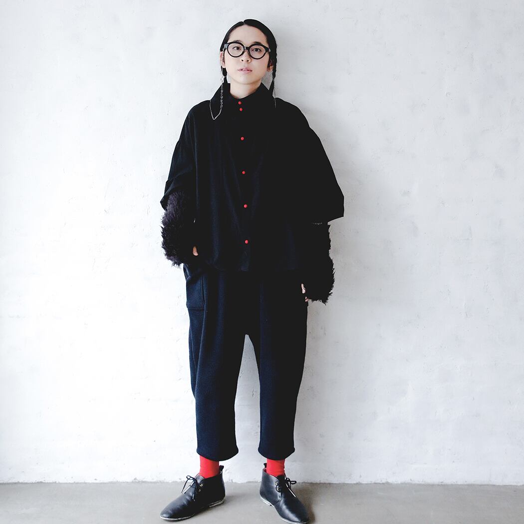 High collar shirts womens Msize / Black