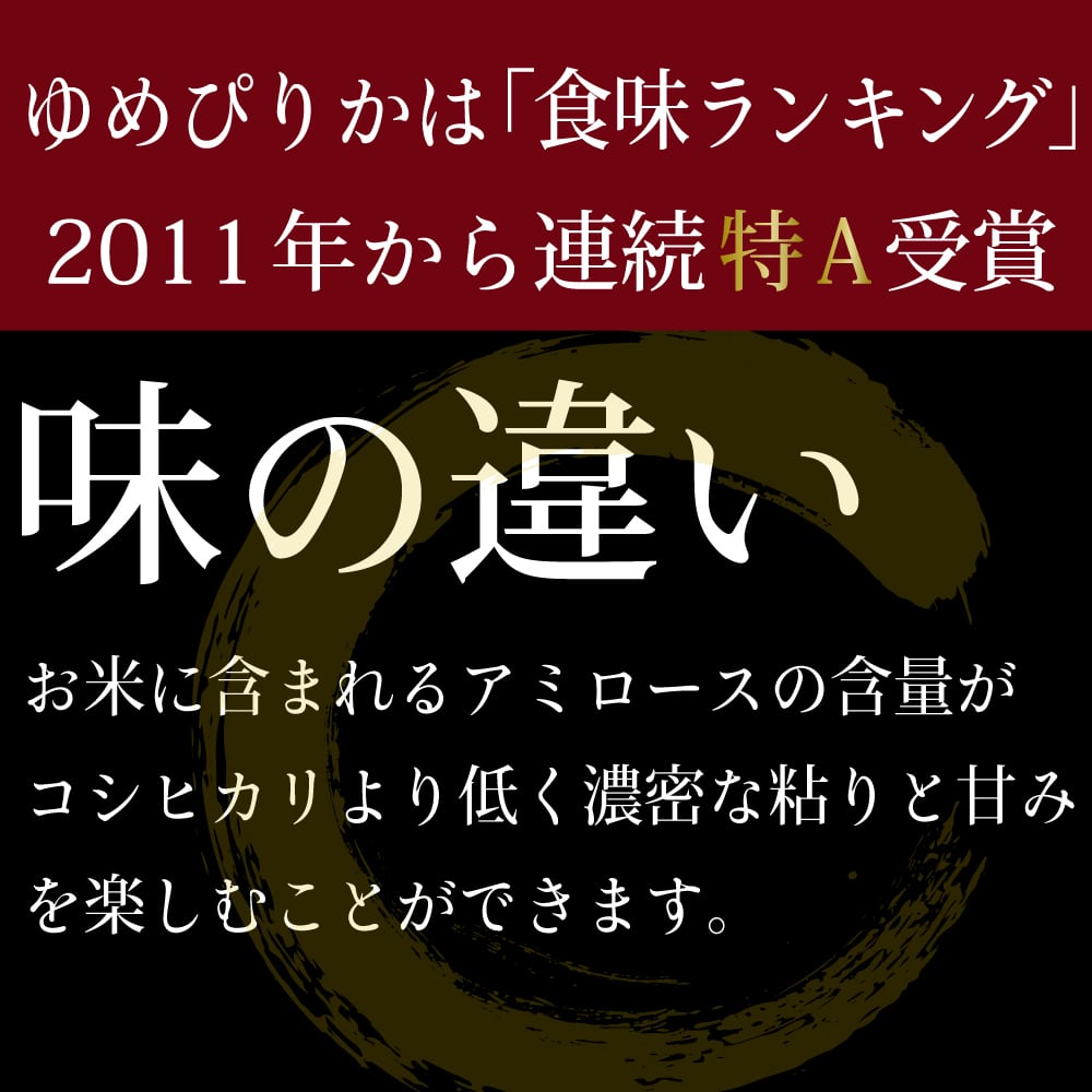 人気銘柄2kg 北海道産ゆめぴりか【精米済】慣行栽培【令和7年産】