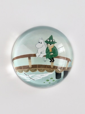 ガラス ペーパーウェイト 「ムーミン谷のともだち」 / Glass Paperweight "The Friend of Moominvalley"