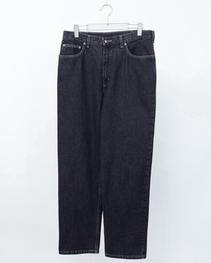 "LANDS'END" yarn dyed wide denim trousers