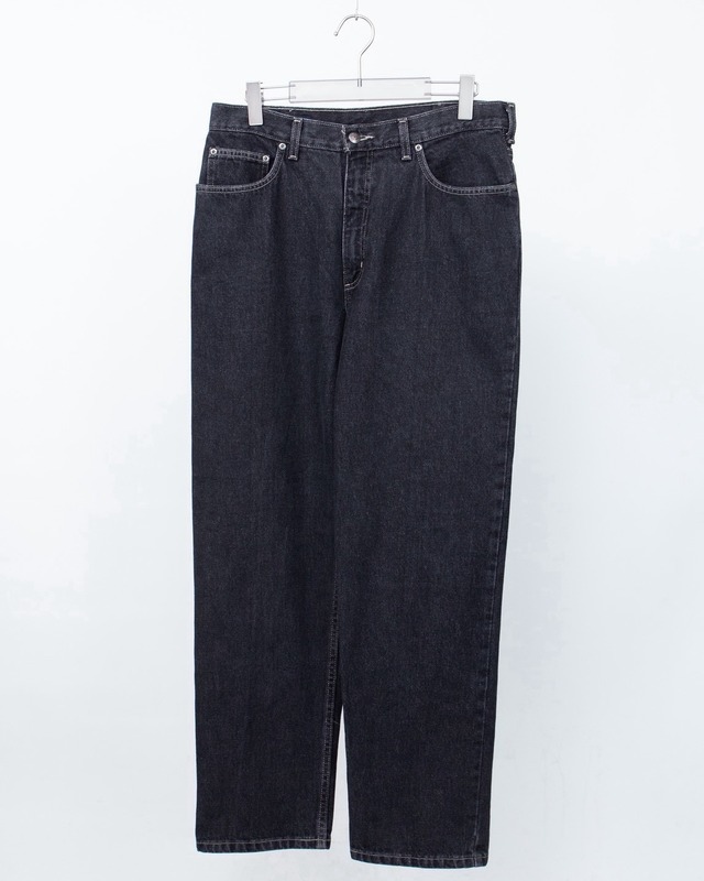 "LANDS'END" yarn dyed wide denim trousers