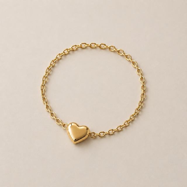 HEART BRACELET GOLD【WOMANS】