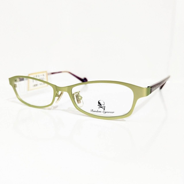 【Randam eyewear】スクエアメタルフレーム　グリーン