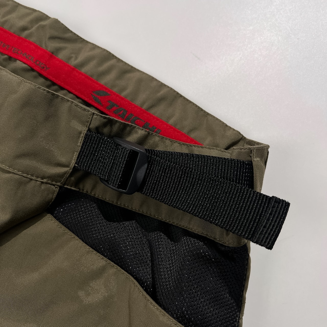 RS TAICHI タイチ ライディング パンツ ナイロン サイズ L /カーキ系/メンズ/ウエスト調節可能/バイク/バイカー