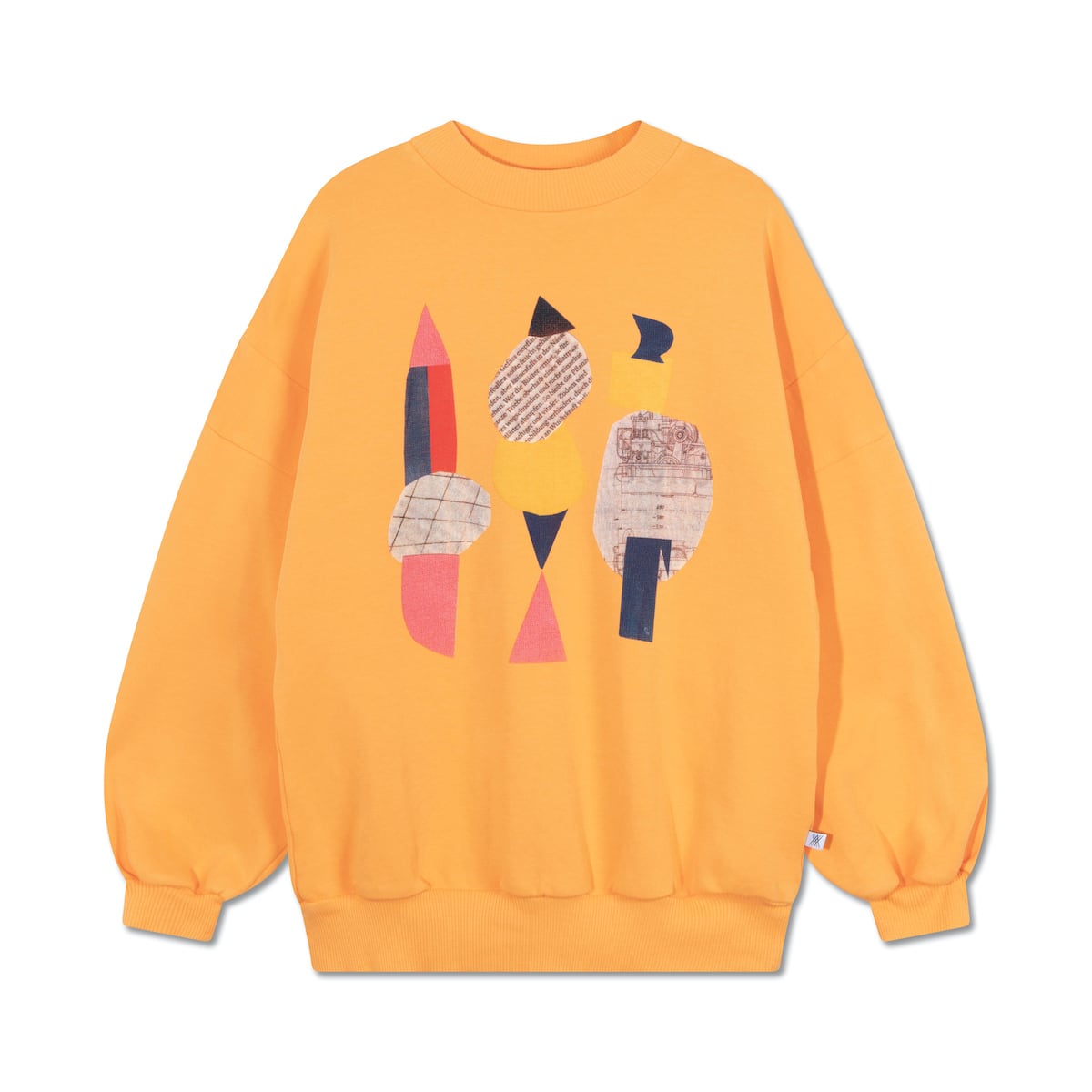 REPOSE AMS 23AW 〉crewneck sweater / glory orange | 世界の子供服