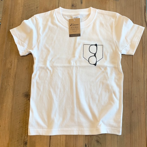 【SIZE：130】KIDS TEE　刺繍　アップリケ