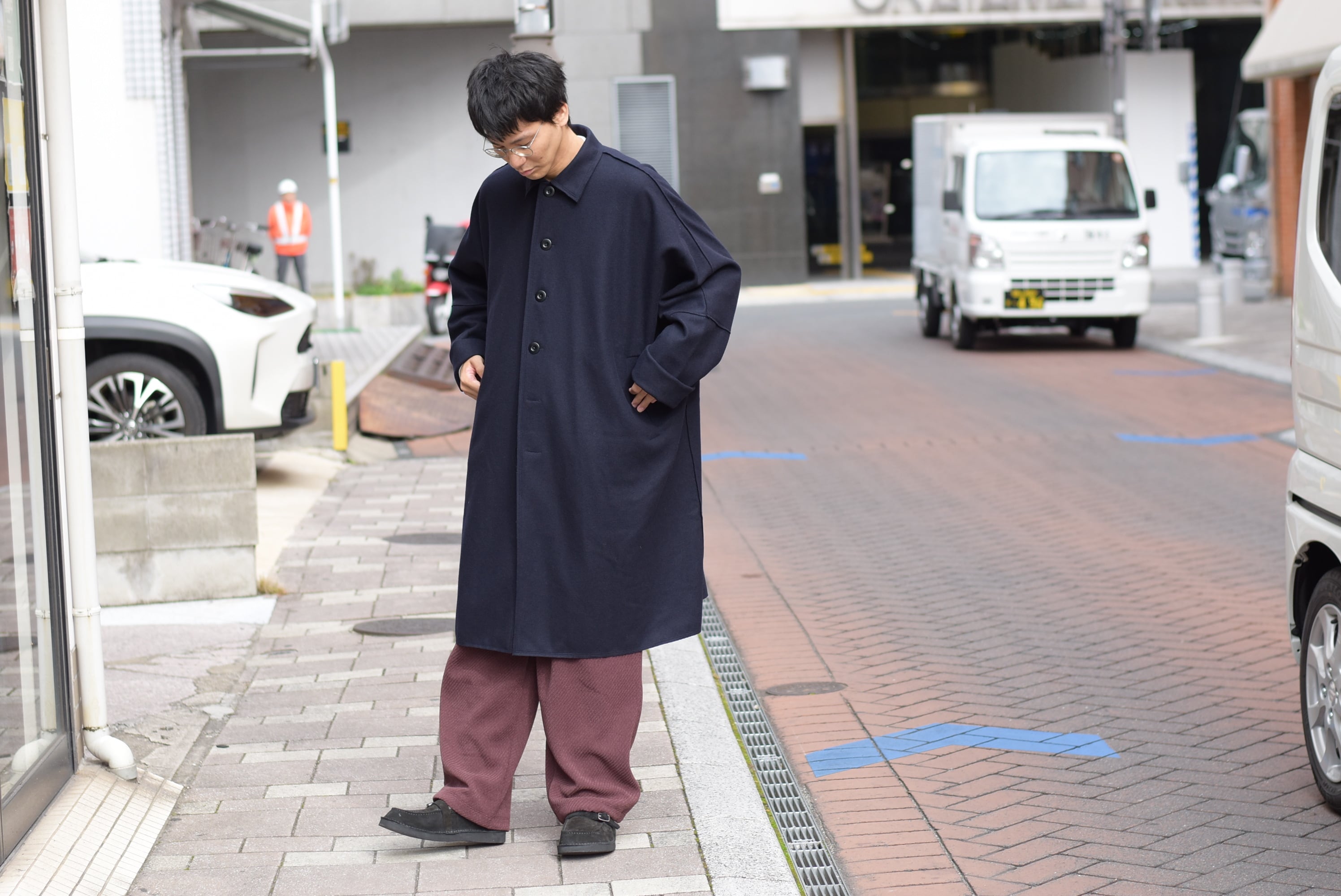maillot】mature melton lots coat | theater(シアター)