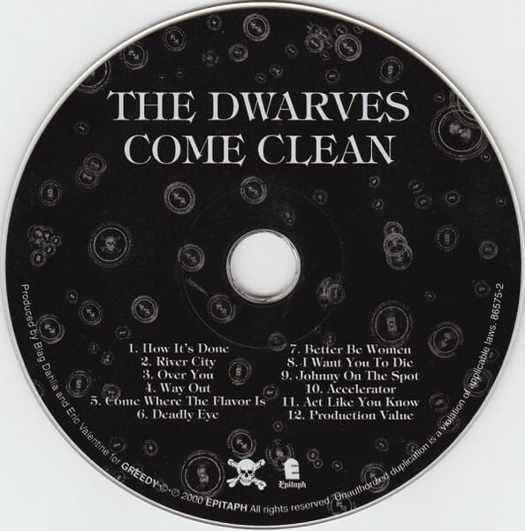 THE DWARVES/COME CLEAN | RECORD SHOP CONQUEST/レコードショップコン