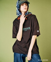 CL MADE メッセージプリントルーズＴシャツ (BLACK)　CQ-49013