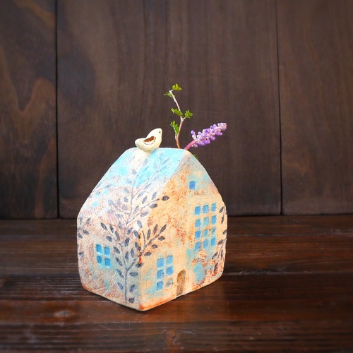 小鳥とおうち no.45  wild turquoise