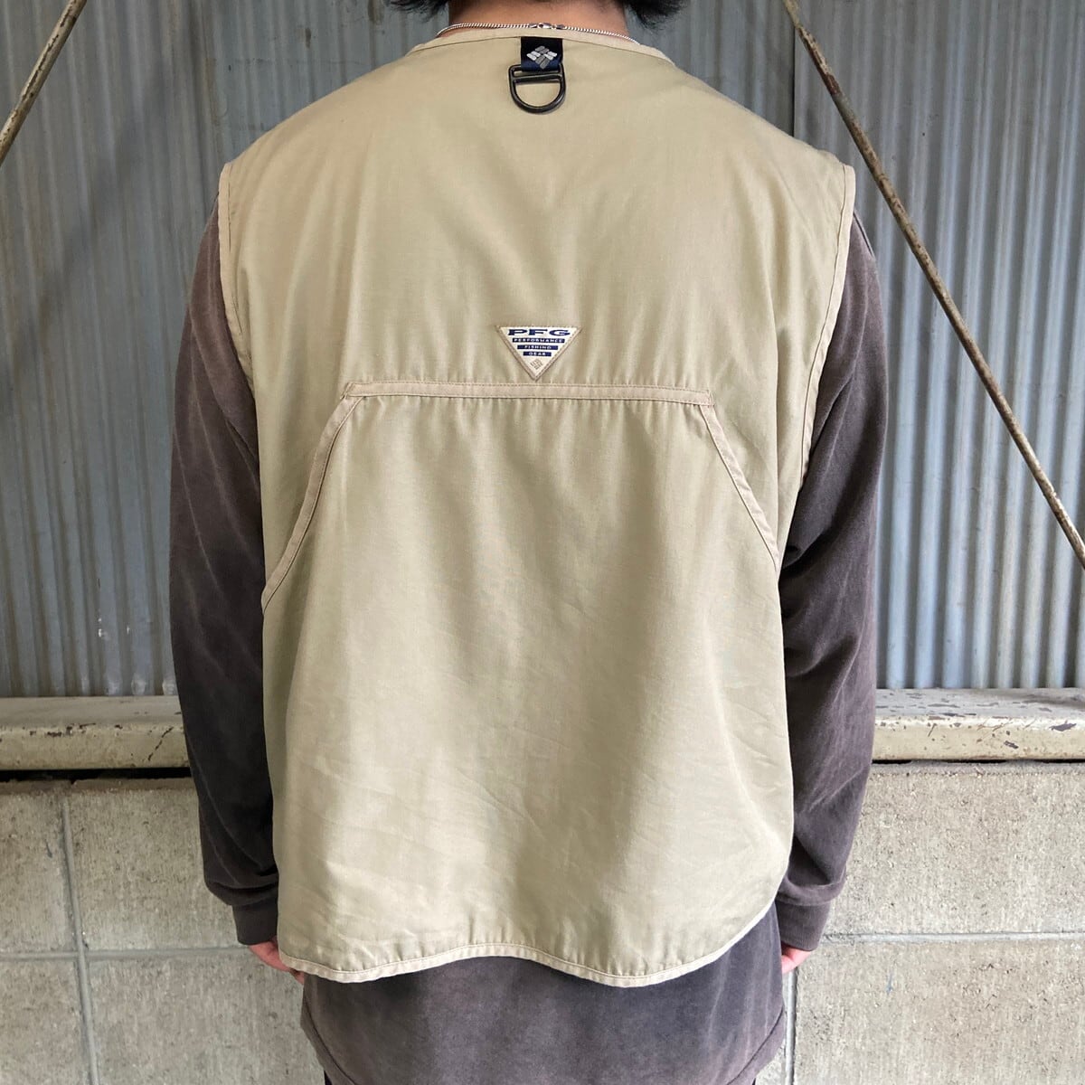 90年代 Columbia コロンビア PFG 多ポケット フィッシングベスト 