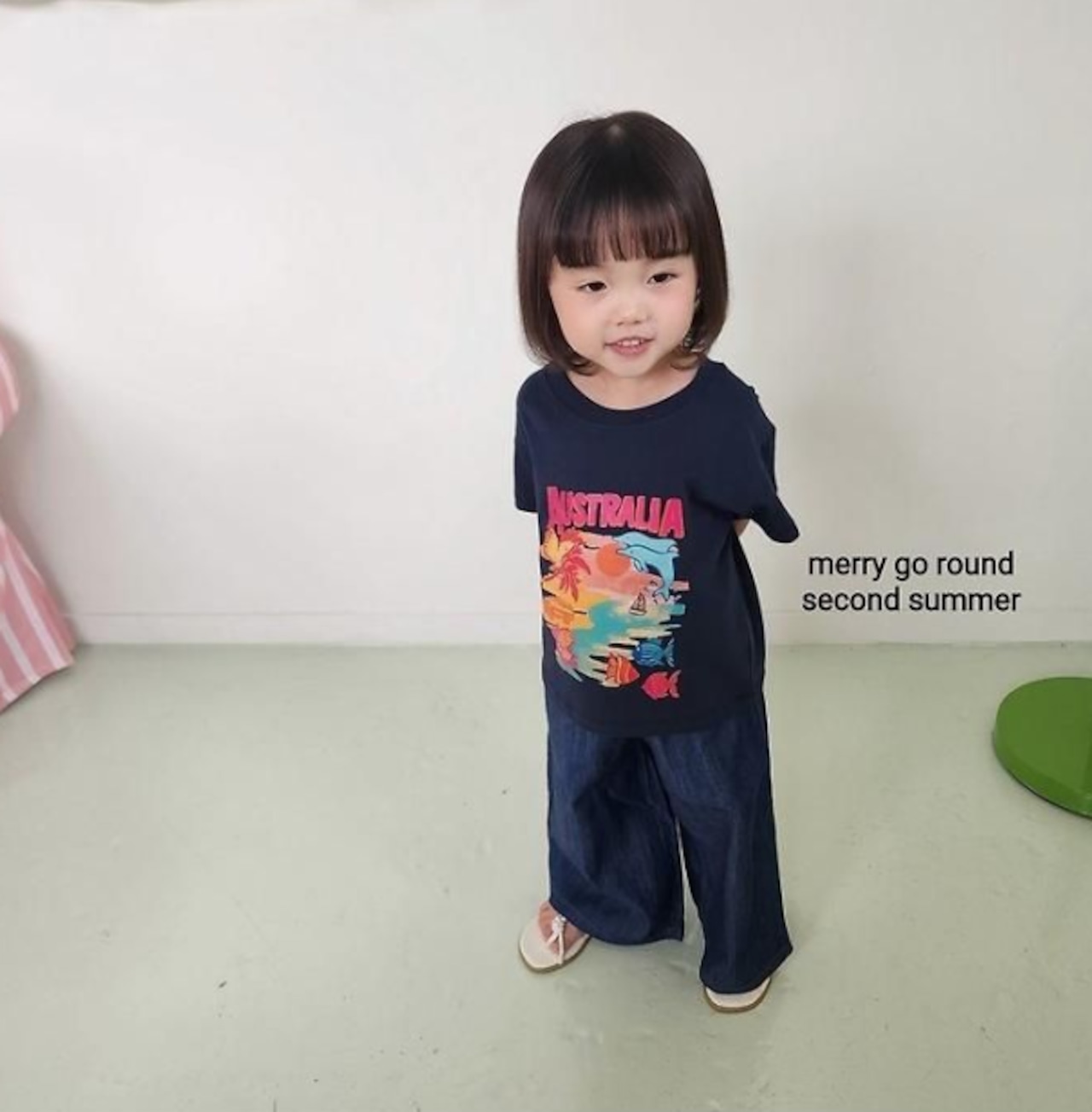 【取寄/韓国直送】merry go round 26/SM マリンTシャツ|夏服|韓国子供