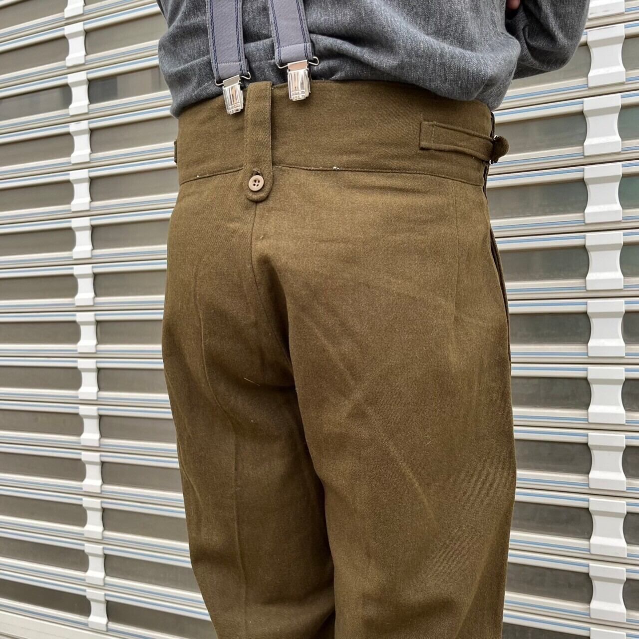 60s イギリス軍 ドレスパンツ No.2 スラックス トラウザーズ 60s イギリス軍 ドレスパンツ No.2 スラックス トラウザーズ