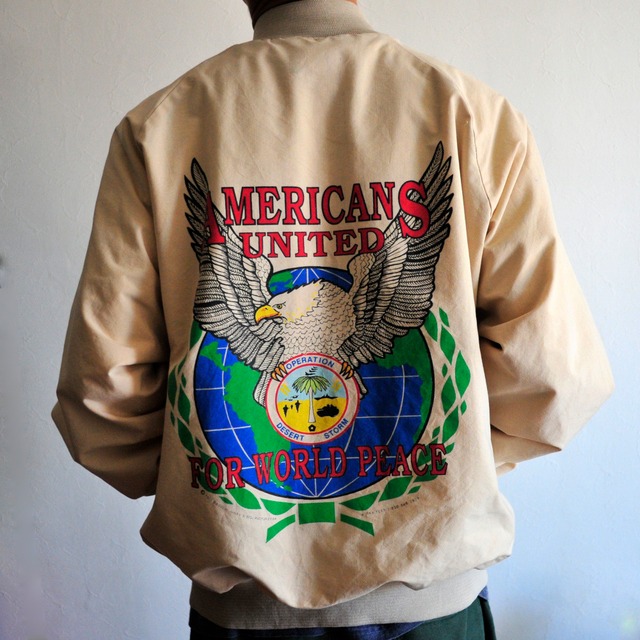 90s Made in usa taylor Jacets operation desert storm {90s アメリカ製 taylor Jacets ブルゾンジャケット 古着　used メンズ}