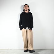 Leh / GANKO別注×damage waffle L/S sweater