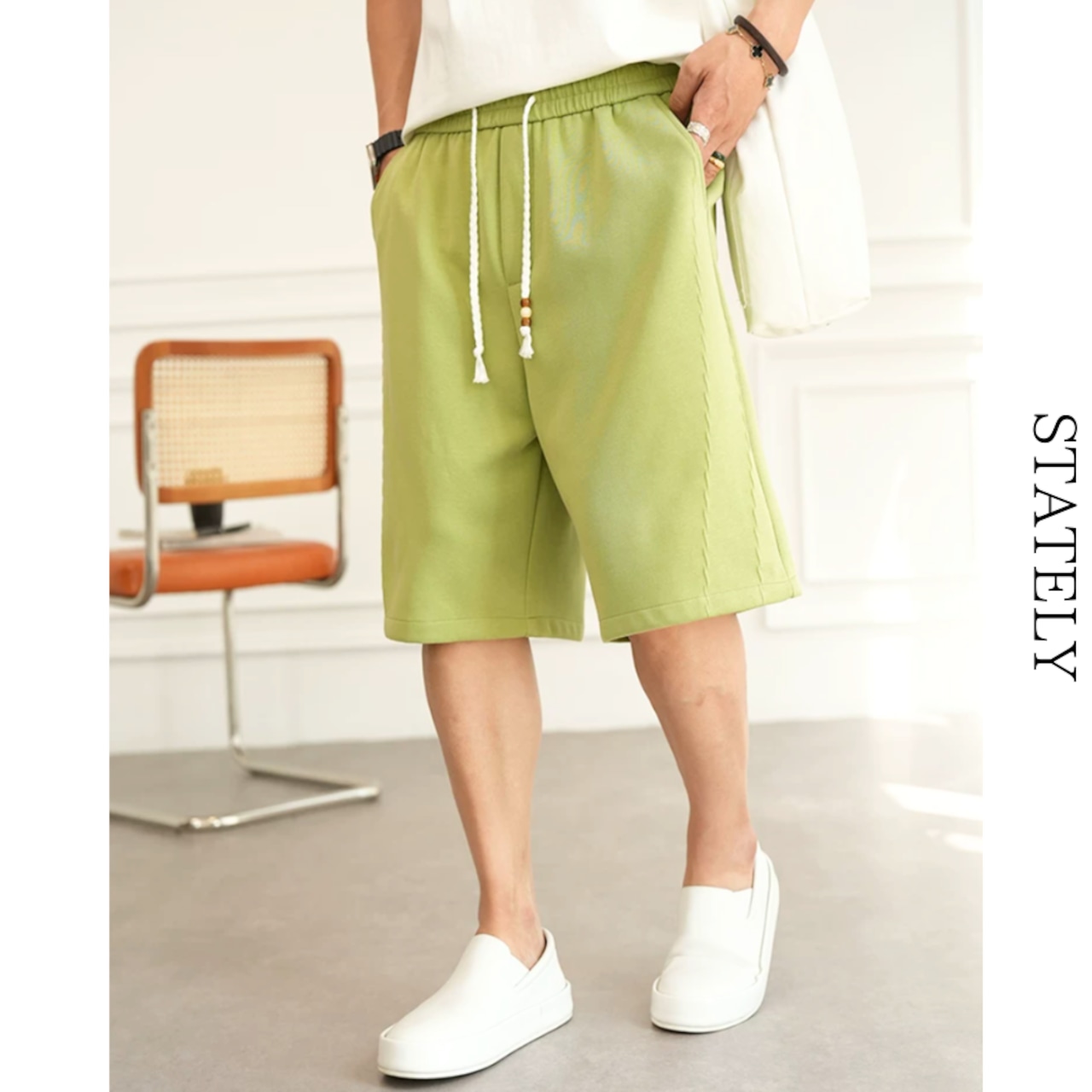 Relax Half Sweatショーツ/3color_B120・画像5