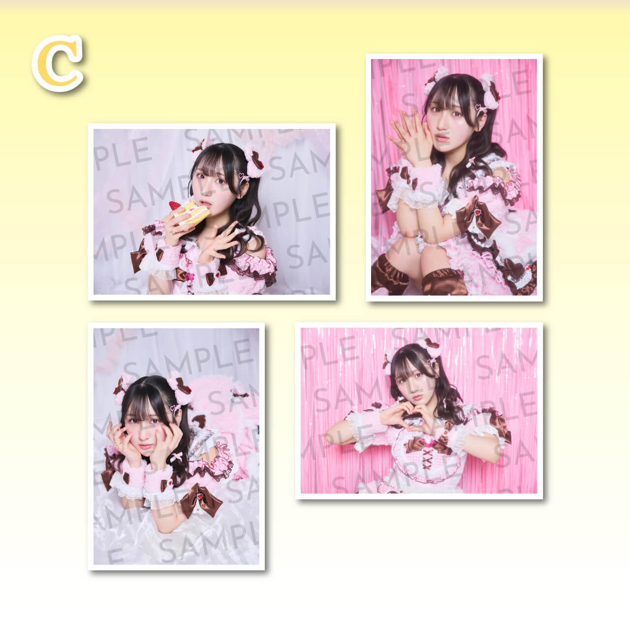 愛梨ここ 生誕記念】ブロマイド4種1セット（×3パターン）【MVG074