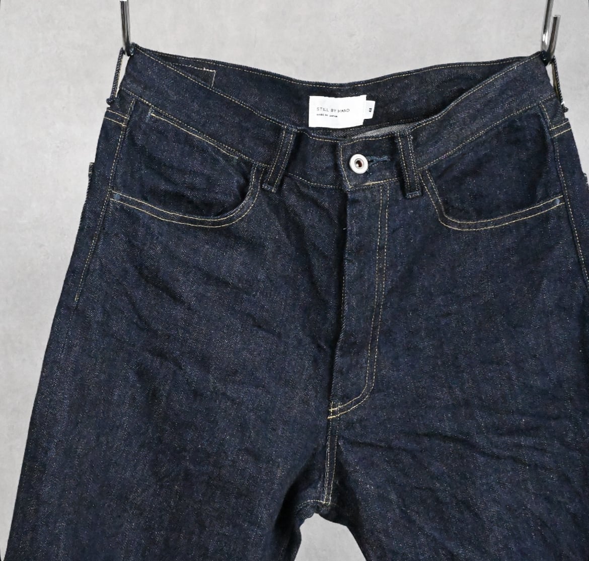 25AW》【STILL BY HAND】SEMI WIDE SELVEDGE DENIM TROUSERS スティル