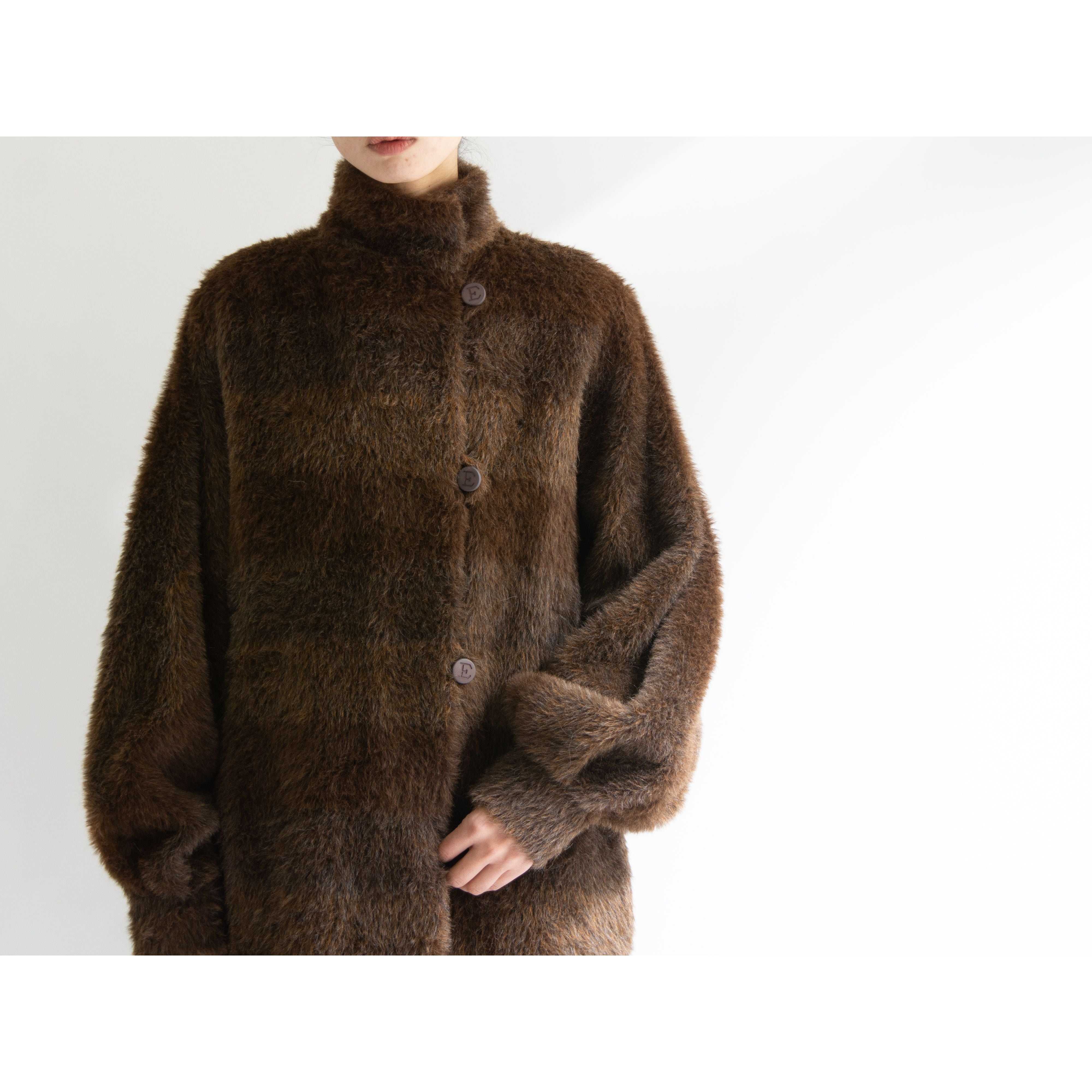 AGNONA】Made in Italy Alpaca Shaggy Coat（アニオナ イタリア製 ...