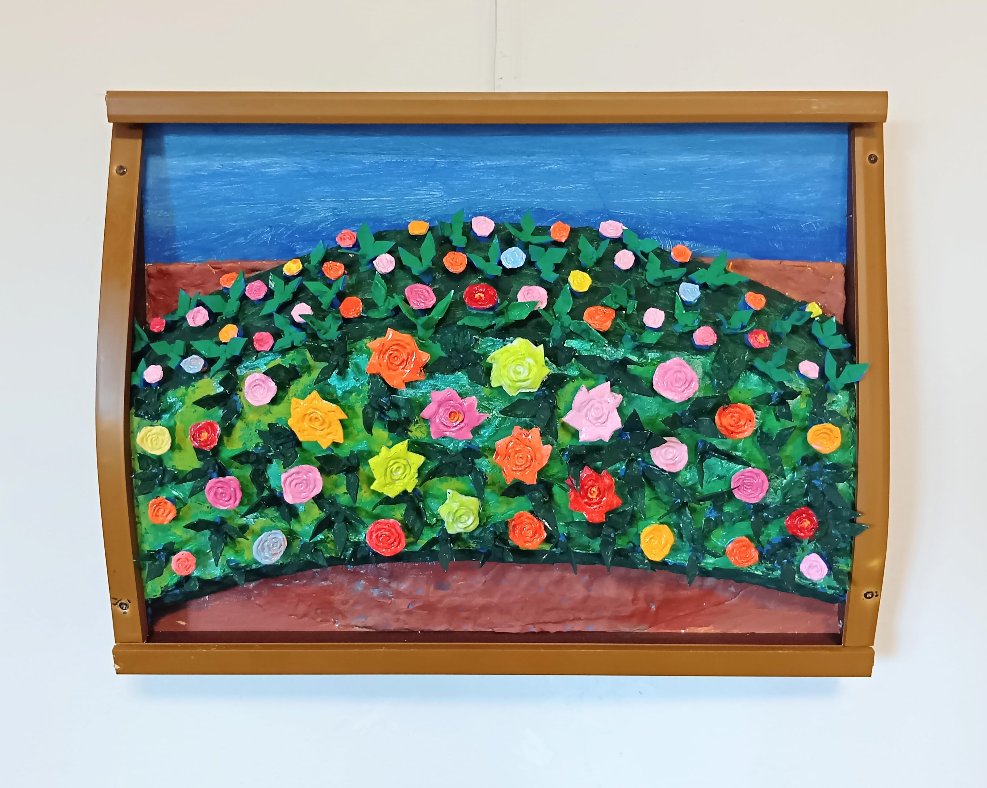 鈴木政輝 「ばら」 美術年鑑画家 油彩画 金色額縁付き F6号 鈴木政輝 「船