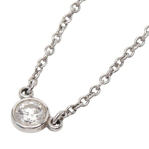 ティファニー バイザヤード ネックレス Pt950 プラチナ レディース TIFFANY&Co. 【中古】