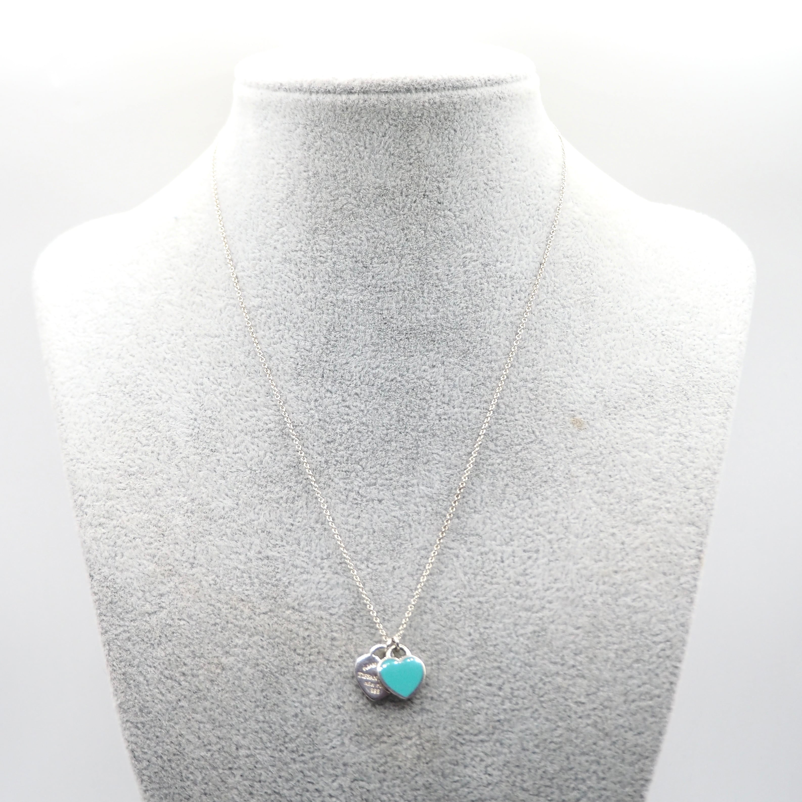 Tiffany&Co. リターントゥ ダブルハート タグネックレス シルバー925