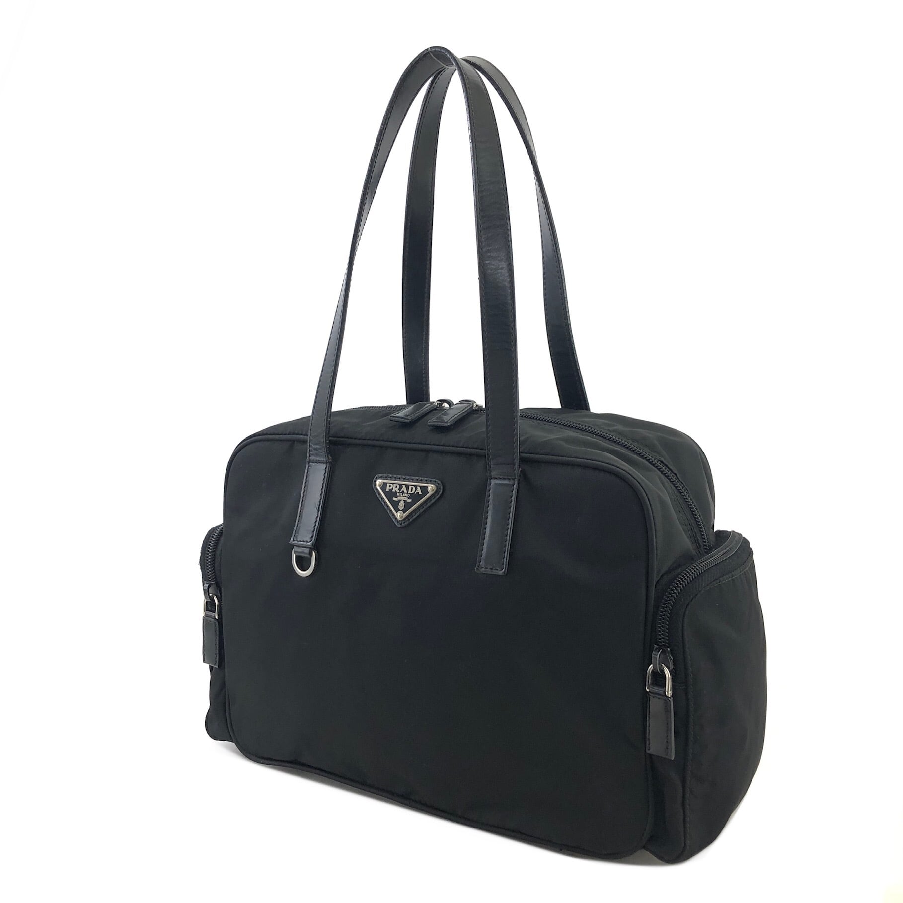 PRADA プラダ トライアングルロゴ ナイロン サイドポケット