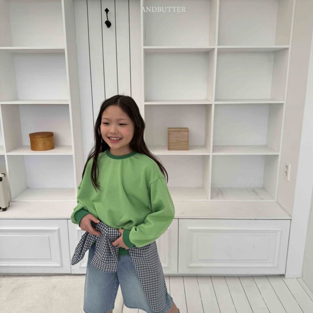 《送料無料》予約:フレンチスウェット【ANDBUTTER】※ジュニアサイズ