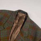 イタリア製 EXAMPLE BY MISSONI ミッソーニ チェック ウール テーラード ジャケット 48/メンズ