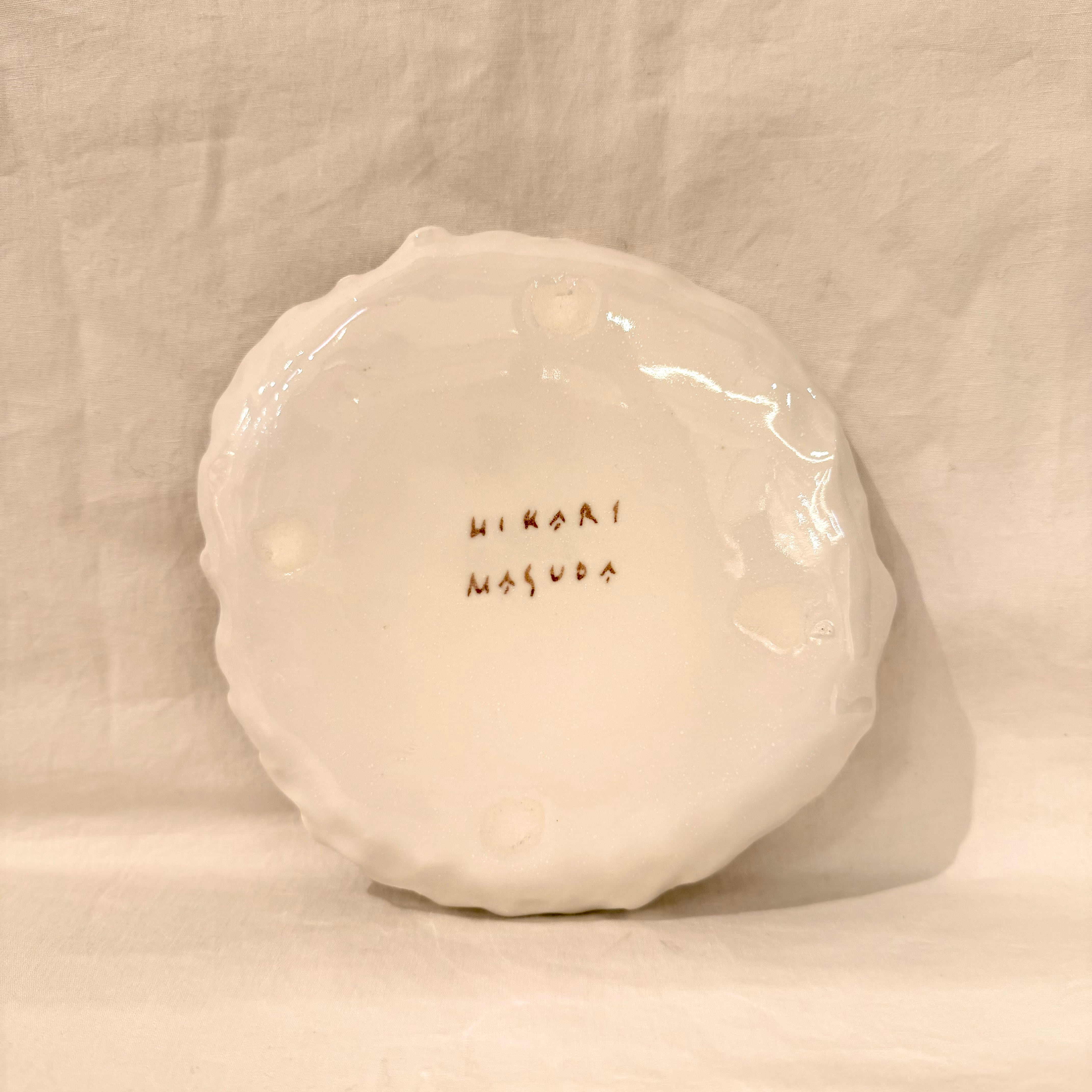 増田光 / くま顔皿【L～P】 | cafe&books bibliotheque ONLINE STORE