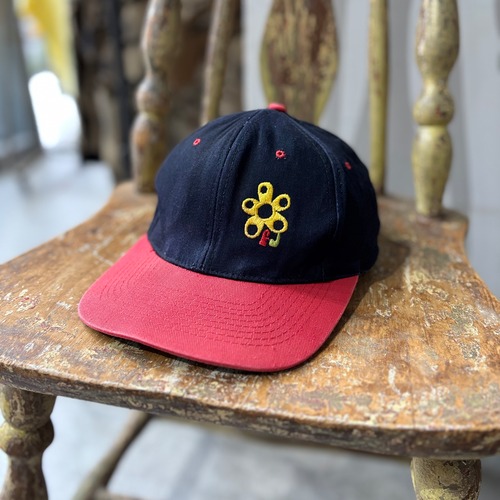 90s Flesh Jive "embroidery" two-tone cotton cap【仙台店】