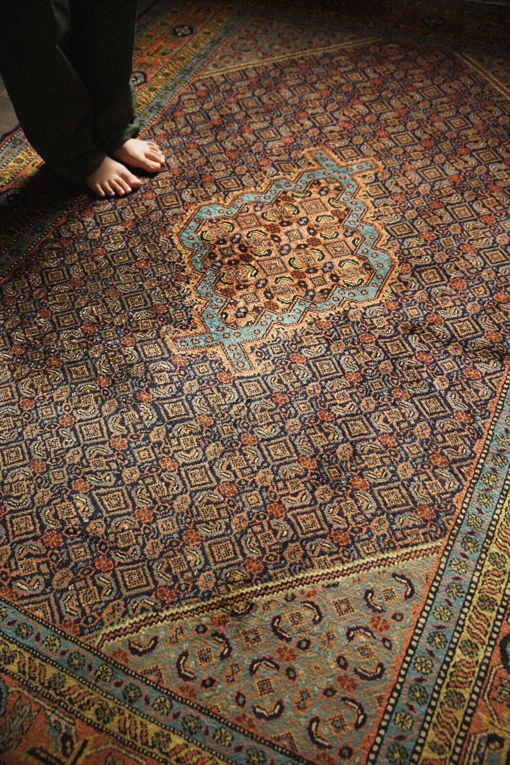 1183-Semi Antique Percian Seneh rug