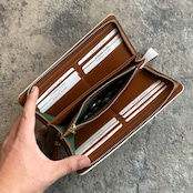 【限定商品】ウォレット ラウンドジップ エレファント(クラスト)