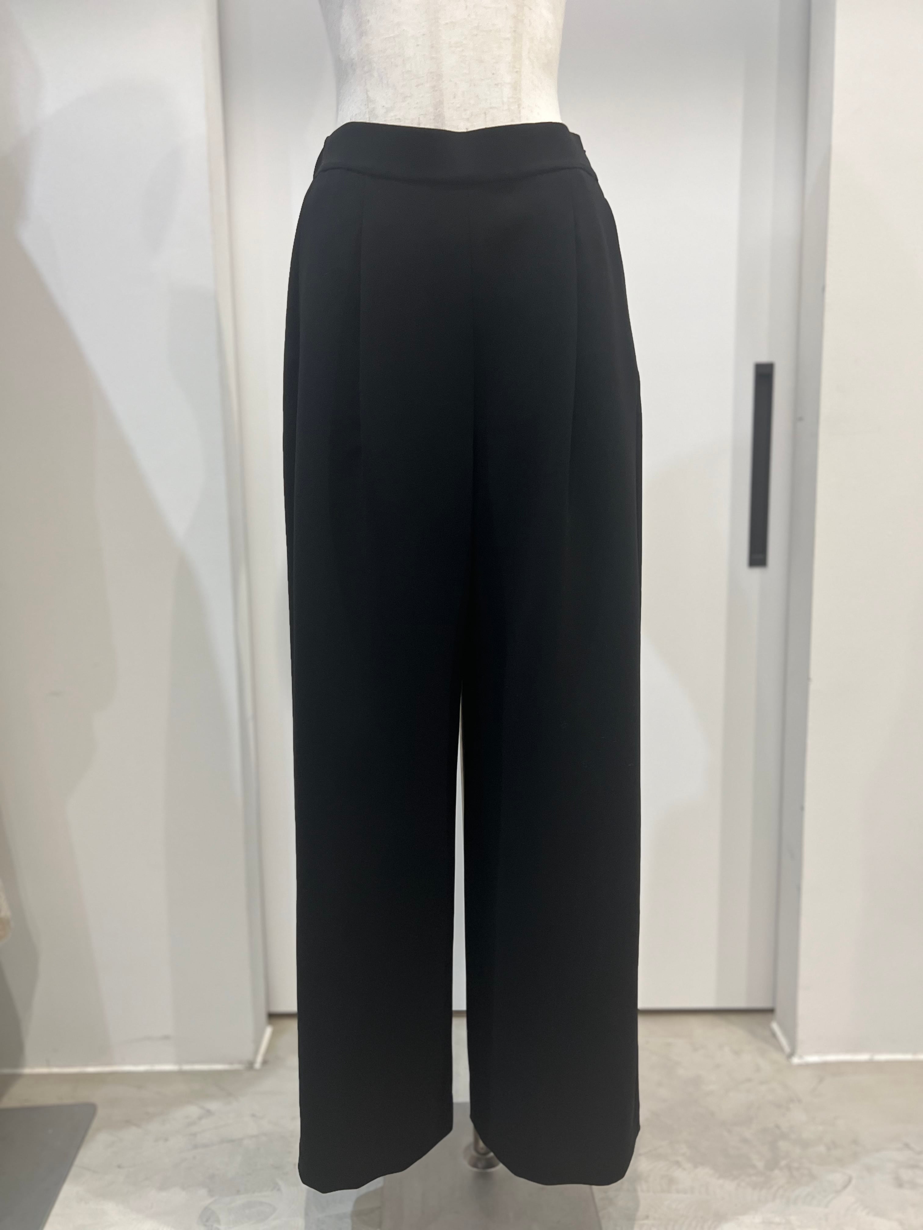 【PASSIONE】タック入りジョーゼットワイドパンツ 536610