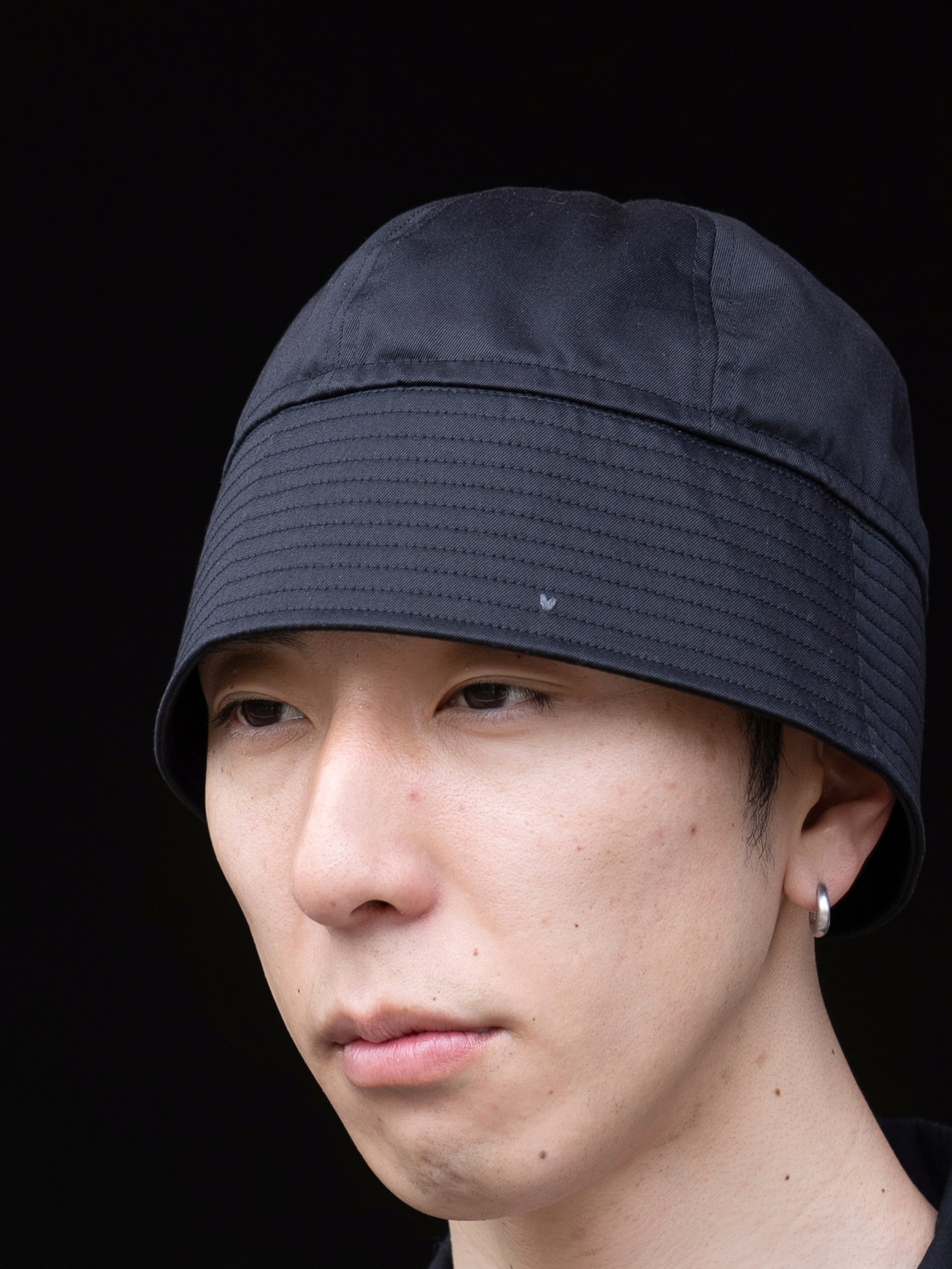 PORTER CLASSIC H/W SUMMER CHINOS SAILOR HAT BLACK PC-009-4013