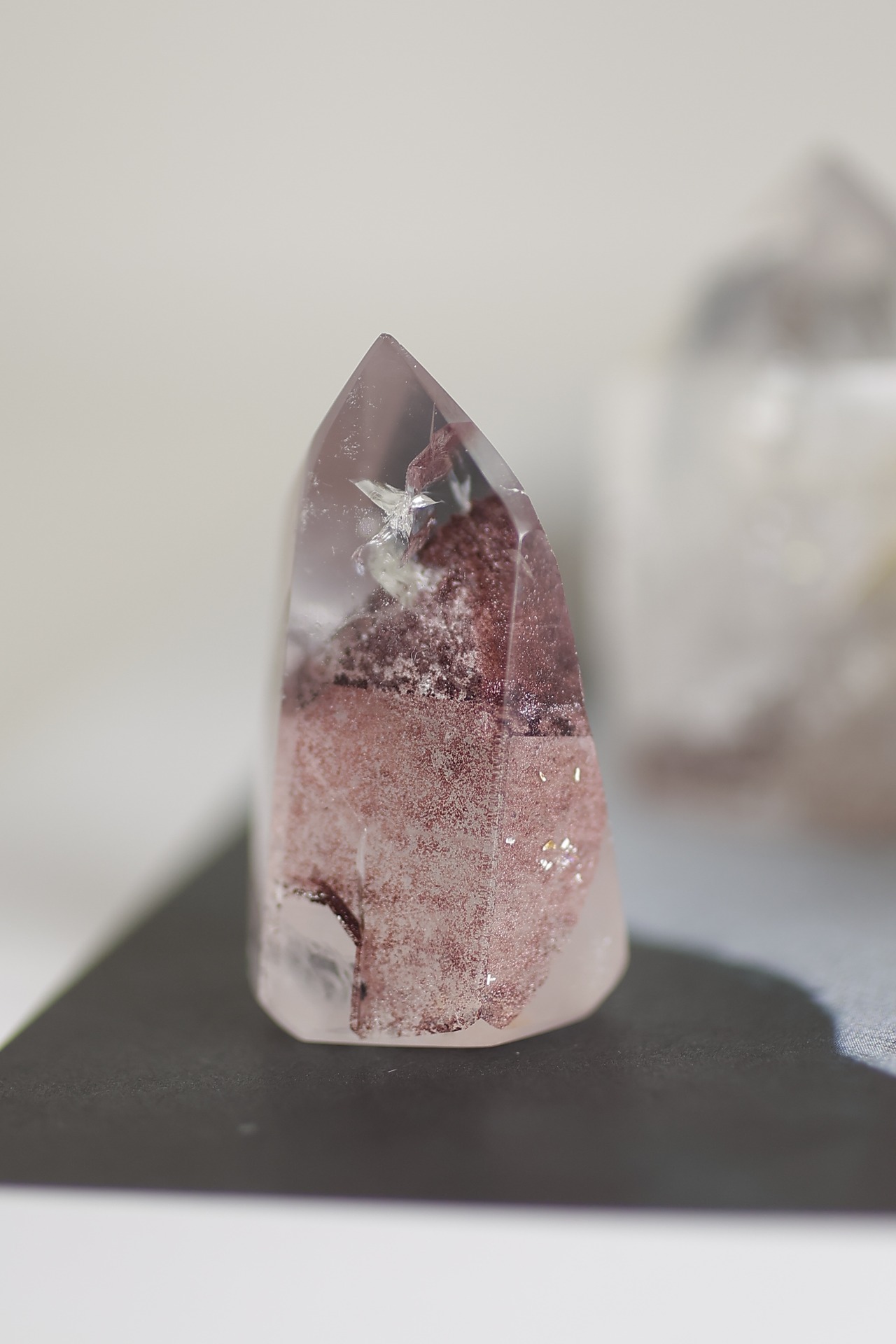 ヘマタイトインクォーツ 「暁の滴」| Hematite in Quartz  ◇ 天然石・鉱物・パワーストーン・原石 | st00205