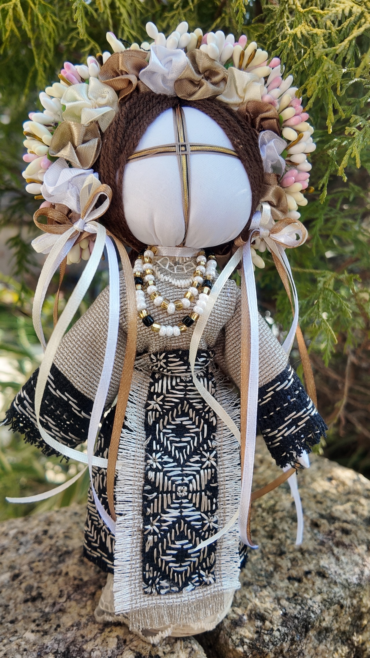 UA.Designer手作りモタンカ 25cm（ウクライナの御守り） - 7