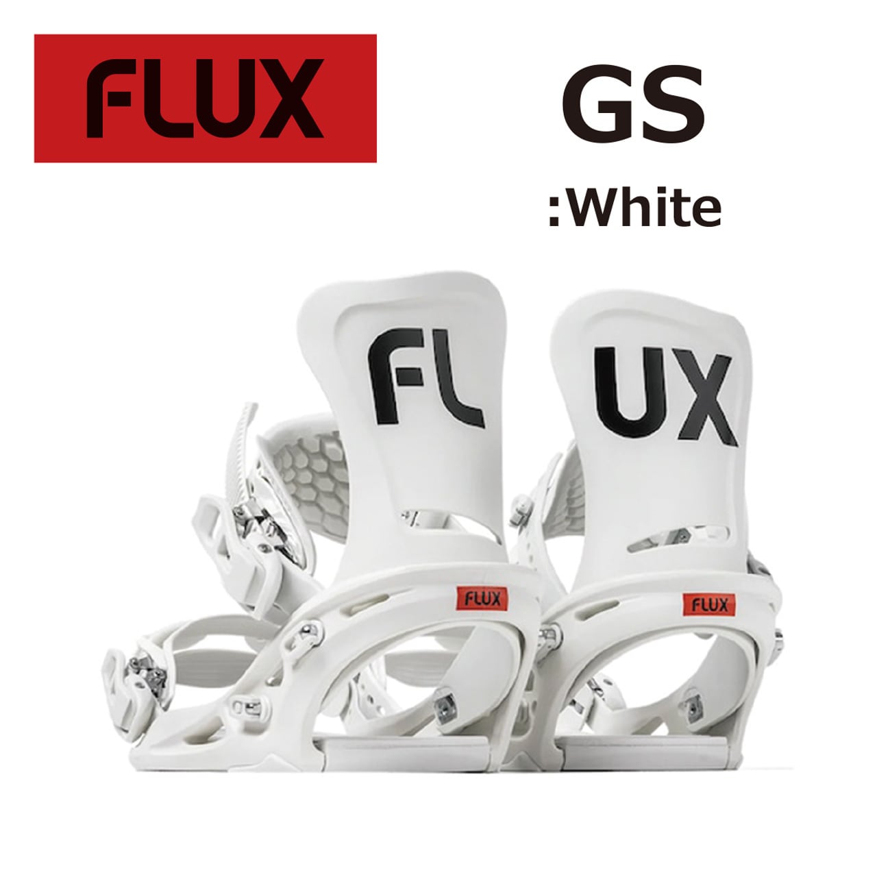 23-24年モデル FLUX .『 GS 』. WHITE . フラックス . ジーエス